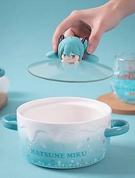 Amazon.co.jp: YINGGU 初音ミク 茶碗 MIKU 箸付き セラミック